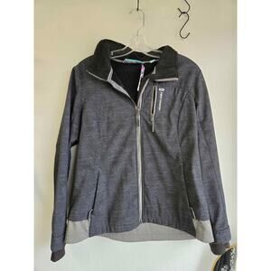 Free Country Women's Large Super Softshell Jacket Water Resistant Fleece Lined